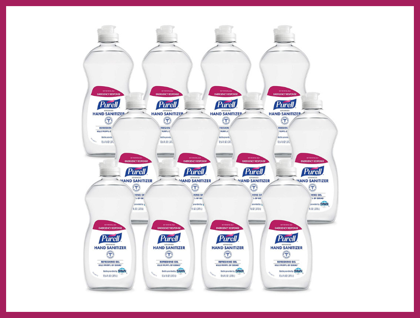 Purell Hand Sanitizer (12-pack), 12.6-Ounce Flip-Cap Bottles. (Photo: Amazon)