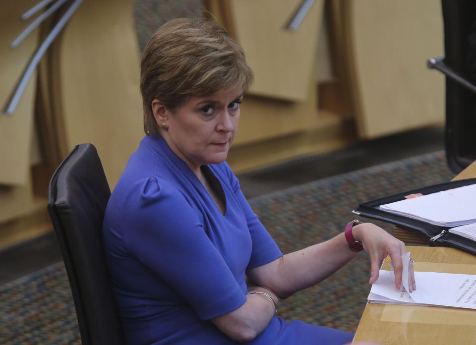 Reports had previously suggested Number 10 wanted to sideline Scottish First Minister Nicola Sturgeon (Fraser Bremner/Scottish Daily Mail/PA)