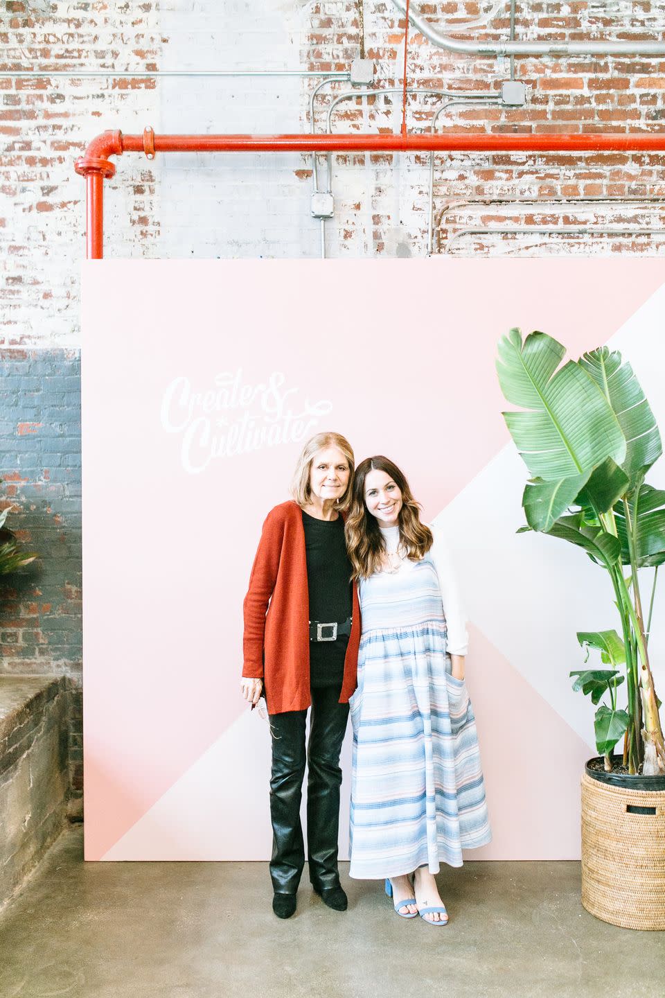 Gloria Steinem and Jaclyn Johnson