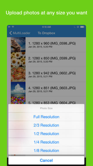 Pic Sync for Dropbox 可調整尺寸~批量傳輸你的照片到 Dropbox，app說明由三嘻行動哇@Dr.愛瘋所提供