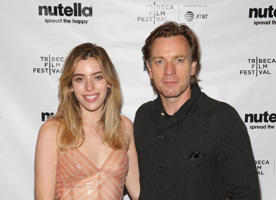 Ewan McGregor and his daughter Clara attend the afterparty for <em>Zoe</em> during the 2018 Tribeca Film Festival. (Photo by Rob Kim/Getty Images for 2018 Tribeca Film Festival)