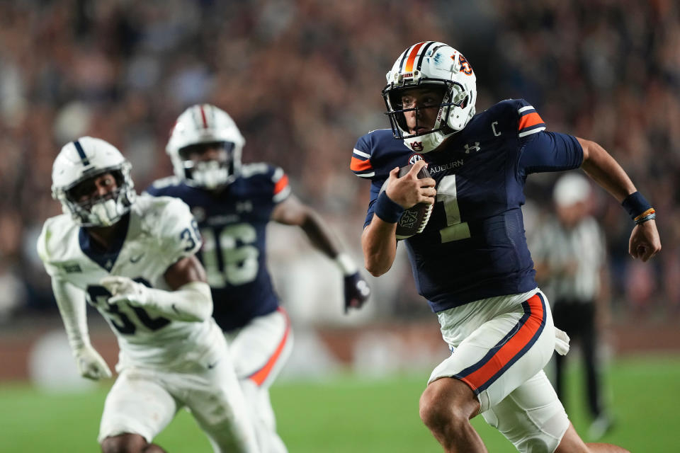 Austin Perryman/Auburn <a class="link " href="https://sports.yahoo.com/ncaaf/teams/auburn/" data-i13n="sec:content-canvas;subsec:anchor_text;elm:context_link" data-ylk="slk:Tigers;sec:content-canvas;subsec:anchor_text;elm:context_link;itc:0">Tigers</a>