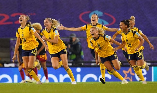 Sweden v Belgium – UEFA Women’s Euro 2022 – Quarter Final – Leigh Sports Village