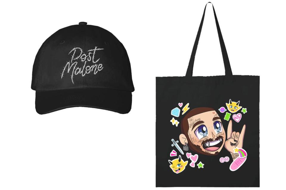 Post Malone releases kids clothing line primary: post malone tooled: MIC ONESIE, PINK ROCK HOODIE, WIRE HAT, ROCK HAND TOTE (can probably do a split of the first two and a split of the second two) dropbox link: https://www.dropbox.com/sh/61oy93tv8grda87/AABr2CReNcz4i2GBzZkSctZja?dl=0