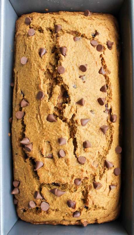 <p>Smile Sandwich</p><p>Whole wheat pumpkin bread with chocolate chips is a delicious lighter version of my favorite fall treat! Perfect for Thanksgiving or Halloween parties. </p><p><strong>Get the recipe: <em><a href="http://smilesandwich.com/2018/10/26/whole-wheat-pumpkin-bread-with-chocolate-chips/" rel="nofollow noopener" target="_blank" data-ylk="slk:Whole Wheat Pumpkin Bread with Chocolate Chips;elm:context_link;itc:0;sec:content-canvas" class="link ">Whole Wheat Pumpkin Bread with Chocolate Chips</a></em></strong></p>