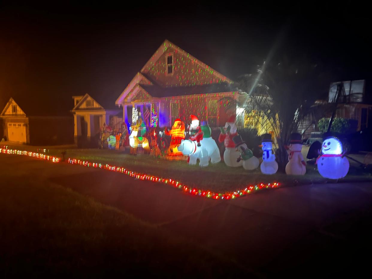 2023 Tour of Lights: Inflatable party at 2508 Ulysses Road.