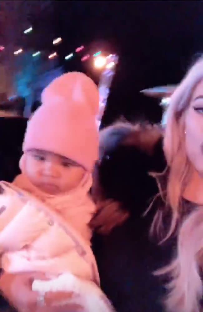 Khloé Kardashian and daughter True