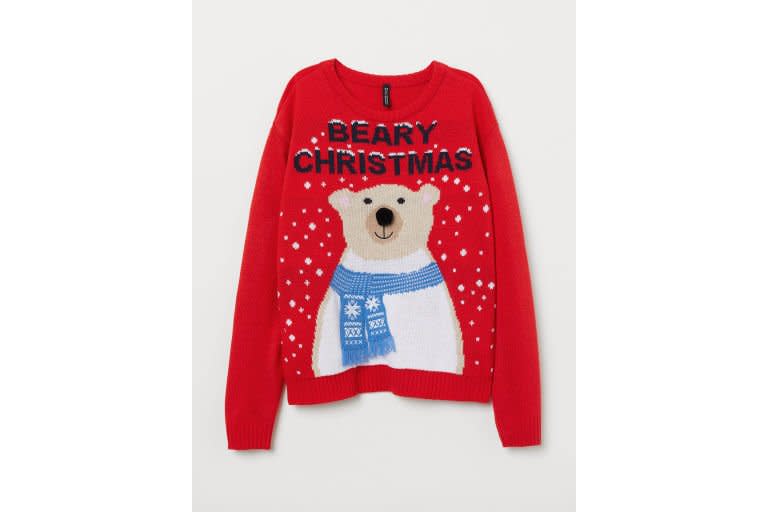 Beary Christmas Knit Sweater