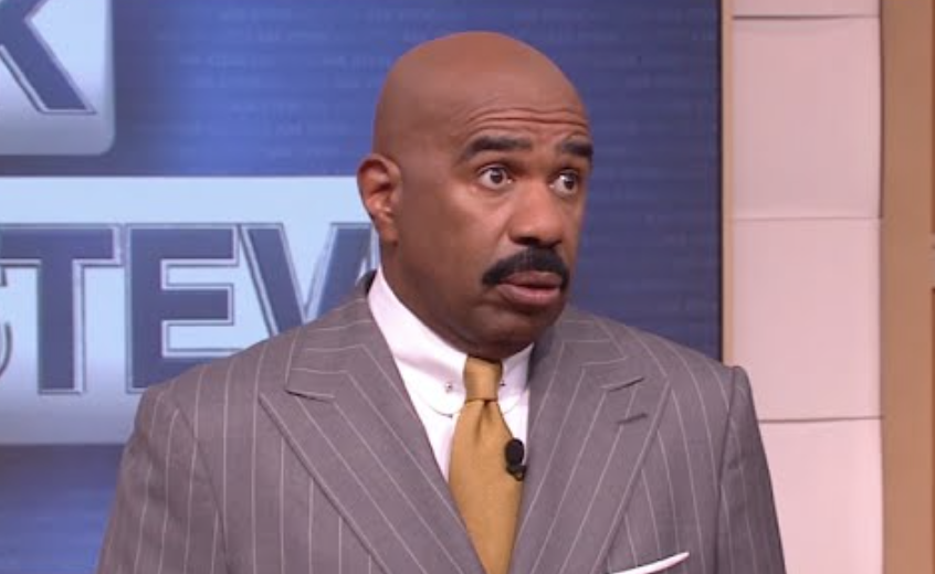 Steve Harvey looking confused