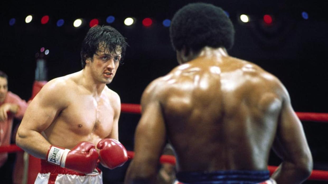  Sylvester Stallone in Rocky. 