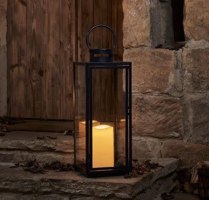 Display or hang some solar lanterns that’ll light up when it gets dark