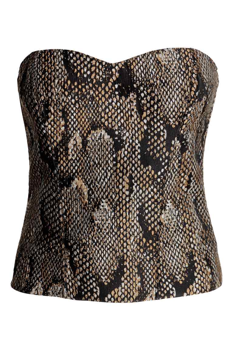 Snakeskin Bustier