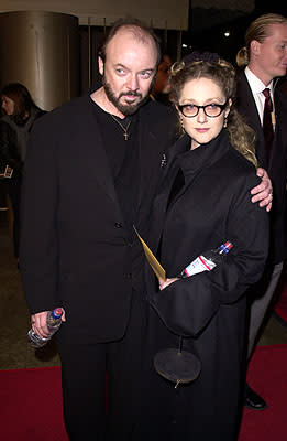 Bud Cort and Carol Kane at the Los Angeles premiere of Warner Brothers' The Pledge