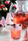 <p>Sounds like something you'd get served at a frat house, but this festive three-ingredient punch is a surprisingly elegant choice for your cocktail party. </p><p><em><a href="http://inspiredbycharm.com/2015/12/jingle-juice-holiday-punch.html" rel="nofollow noopener" target="_blank" data-ylk="slk:Get the recipe from Inspired by Charm »;elm:context_link;itc:0;sec:content-canvas" class="link ">Get the recipe from Inspired by Charm »</a></em></p>