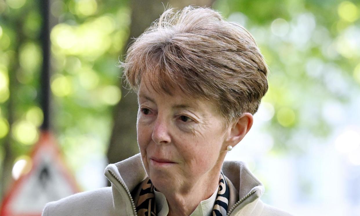 <span>Paula Vennells arriving for Friday’s proceedings in London. </span><span>Photograph: James Veysey/Rex/Shutterstock</span>