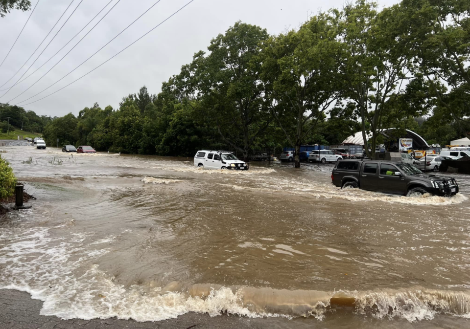 The Queensland Premier announced a person aged in their 60s died, following the severe weather. Source: Clayton's Towing/Facebook