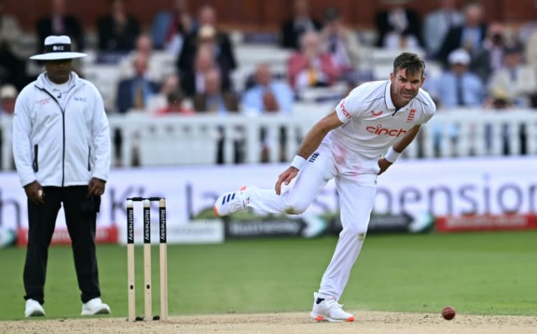 Bowing out: England great James Anderson is playing his last Test before international retirement against the West Indies at Lord's (Paul ELLIS)