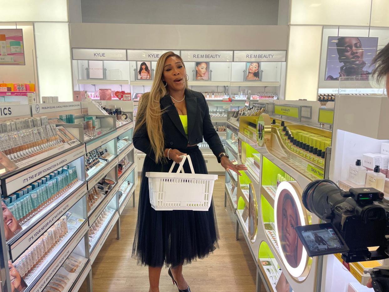 Tennis great Serena Williams visits the Ulta Beauty store in West Palm Beach on Saturday to launch her new cosmetics line, WYN Beauty.