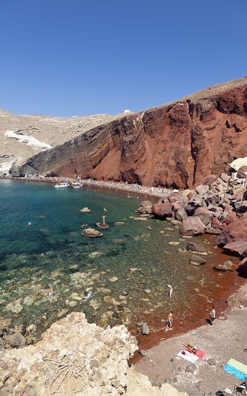 Red Beach, Santorini, Greece