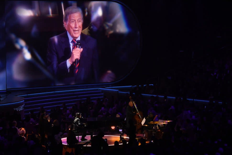 Stevie Wonder and Tony Bennett 