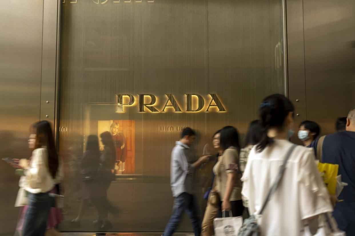 A Prada SpA store in Shanghai, China on Wednesday, June 14, 2023.