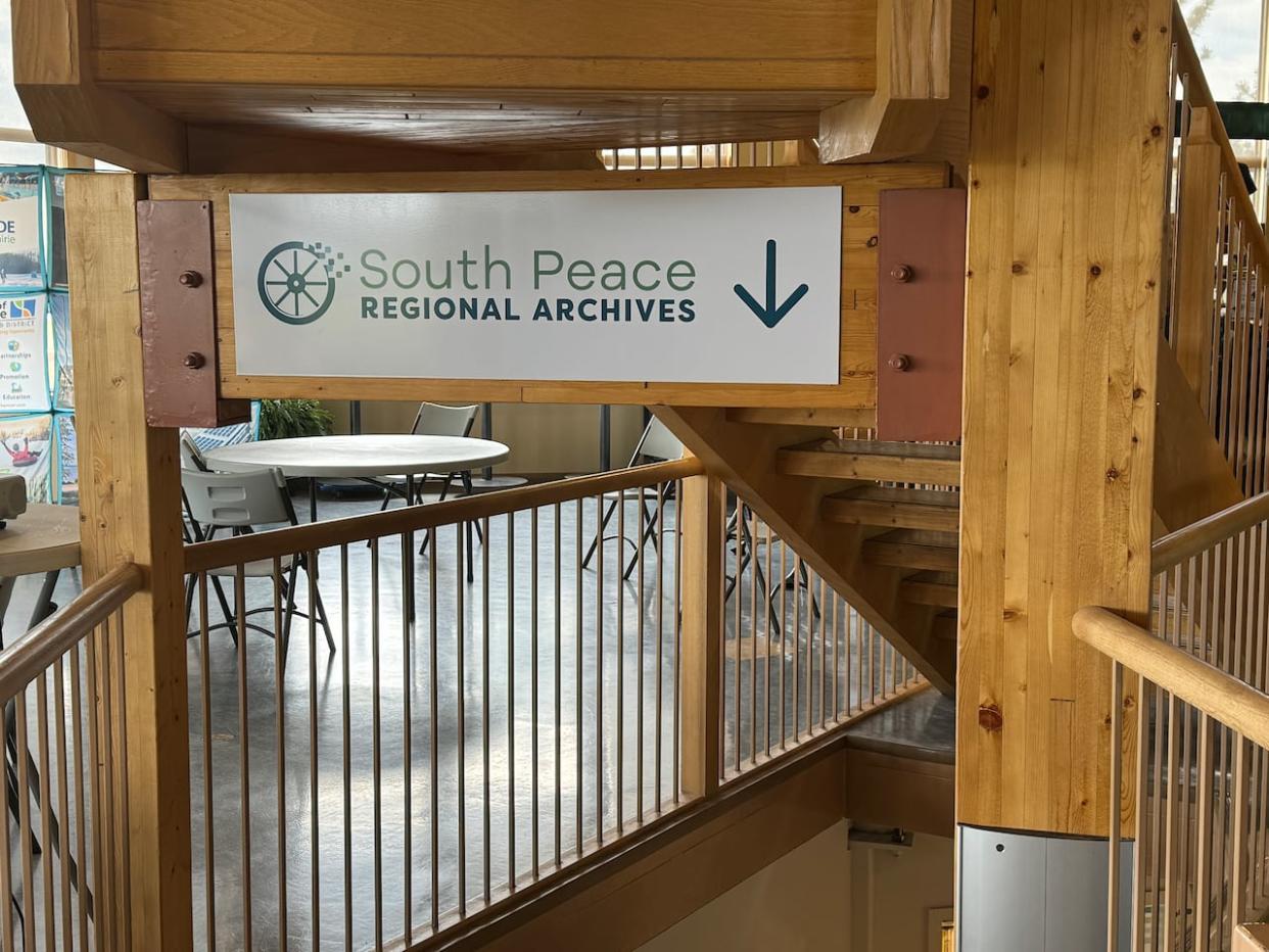 South Peace Regional Archives is a major public facility that serves the South Peace region in northwestern Alberta. It just moved into a new facility in Centre 2000 in Grande Prairie. (Dennis Kovtun/CBC - image credit)