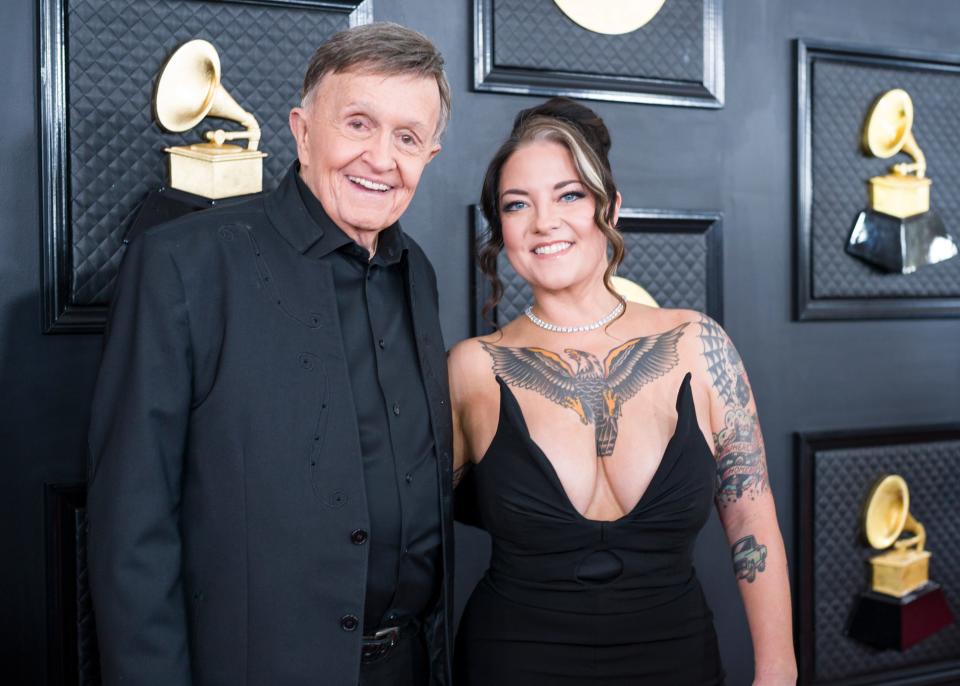 Bill Anderson and Ashley McBryde attend the 65th GRAMMY Awards on February 05, 2023, in Los Angeles, California.