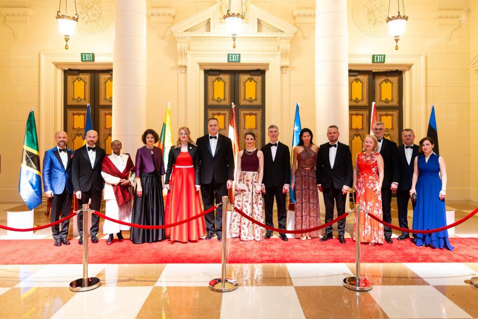 Ambassadors and dignitaries