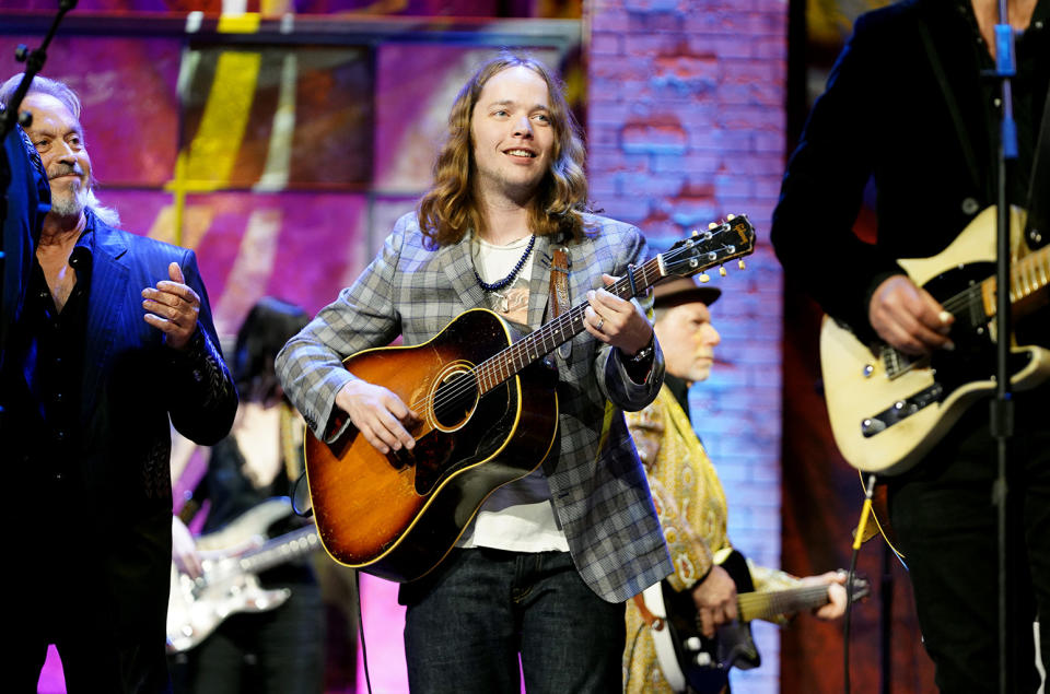 Billy Strings performs onstage for the 22nd Annual Americana Honors & Awards at Ryman Auditorium on Sept. 20, 2023 in Nashville, Tennessee.