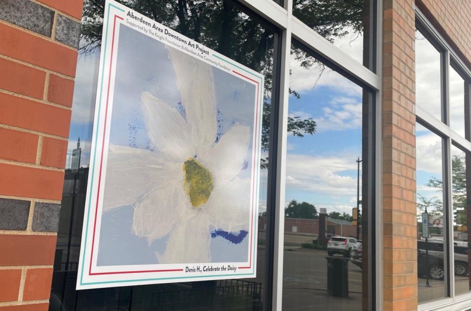 Local artwork is now featured at downtown Aberdeen businesses. It's made possible through a grant from the Knight Foundation.