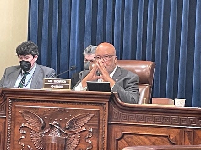 Rep. Bennie Thompson, D-Miss., chairman of the House Homeland Security Committee, praised Congress for increasing funding to help nonprofit organizations protect against terrorism. “It’s not enough,'' he said. "It’s a start.” The committee held a hearing March 17, 2022 on attacks against Black colleges and churches.