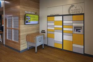 The redesign includes an option to include 24/7 smart lockers near the front entry, allowing convenient and secure package pick-ups at any time, day or night.