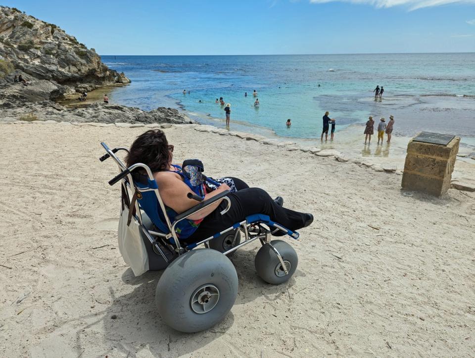 Basin Rottnest Island has made great strides in becoming more accessible (David Whitley)
