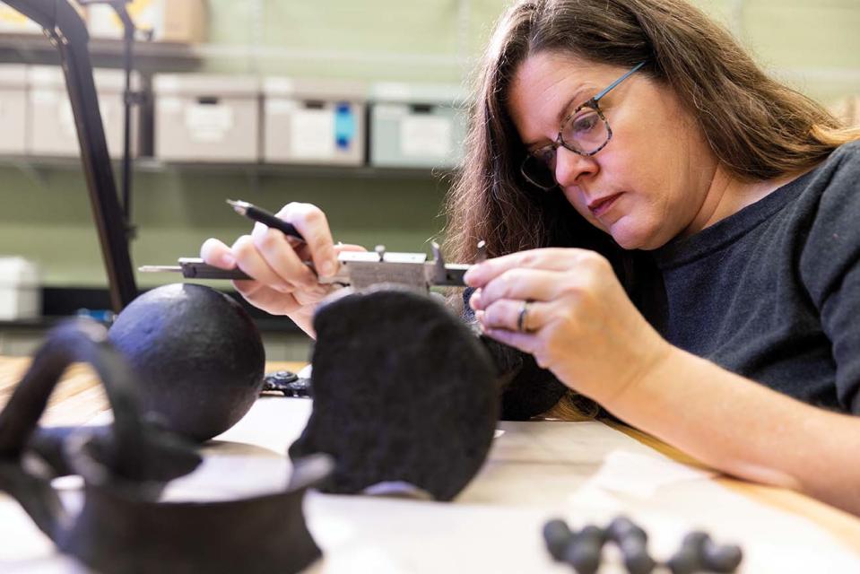 Amy Borgens is the state marine archaeologist with the Texas Historical Commission.