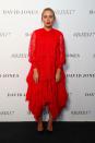 Tessa James smoking the carpet in red. Photo: Getty