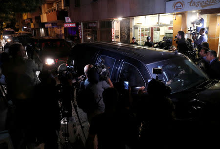 U.S. pastor Andrew Brunson leaves home as he heads to the airport in Izmir, Turkey October 12, 2018. REUTERS/Osman Orsal