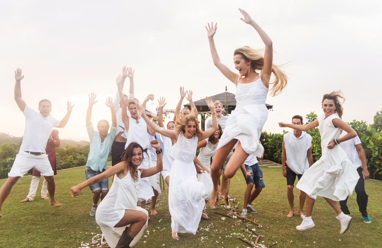 A woman has turned to the Internet to ask if it’s ok to wear white to a wedding [Photo: Getty]