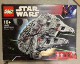 <p>What was childhood without stepping on a LEGO piece and immediately screaming in pain after? Hardcore builders sought after the special-edition <em>Star Wars</em> creation called the Ultimate Collector's Millennium Falcon. It's currently going <a href="https://go.redirectingat.com?id=74968X1596630&url=https%3A%2F%2Fwww.ebay.com%2Fitm%2FLEGO-Star-Wars-Ultimate-Collectors-Millennium-Falcon-10179-NIB%2F153965107386%3Fepid%3D70327387%26hash%3Ditem23d90918ba%253Ag%253AQiIAAOSwxH1d6b3o&sref=https%3A%2F%2Fwww.redbookmag.com%2Flife%2Fg34751269%2Fmost-expensive-valuable-2000s-toys-movies-games%2F" rel="nofollow noopener" target="_blank" data-ylk="slk:for $7,199.00 on eBay.;elm:context_link;itc:0;sec:content-canvas" class="link ">for $7,199.00 on eBay. </a> </p>