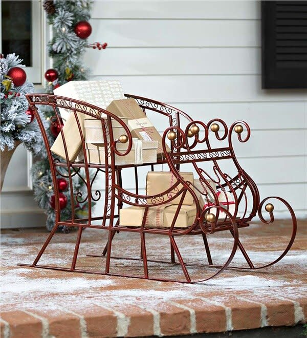 <p><a href="https://go.redirectingat.com?id=74968X1596630&url=https%3A%2F%2Fwww.wayfair.com%2Foutdoor%2Fsb0%2Foutdoor-holiday-decorations-c1866748.html&sref=https%3A%2F%2Fwww.popularmechanics.com%2Fhome%2Fg37810272%2Fbest-outdoor-christmas-decorations%2F" rel="nofollow noopener" target="_blank" data-ylk="slk:Shop Now;elm:context_link;itc:0;sec:content-canvas" class="link rapid-noclick-resp">Shop Now</a></p><p>Metal Holiday Sleigh Figurine</p><p>wayfair.com</p><p>$129.95</p>