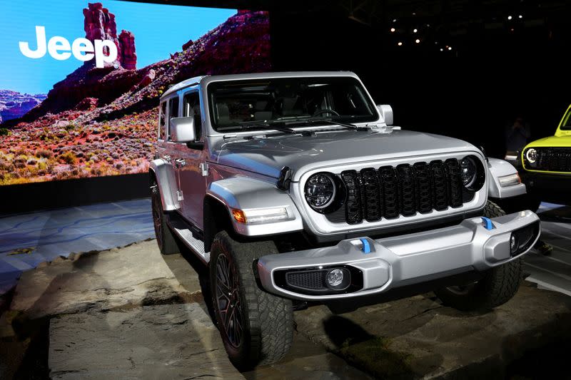 FILE PHOTO: The New York International Auto Show, in Manhattan, New York City