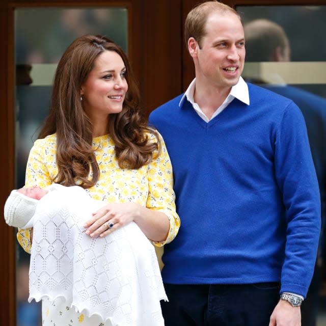 The Duke and Duchess of Cambridge present Princess Charlotte