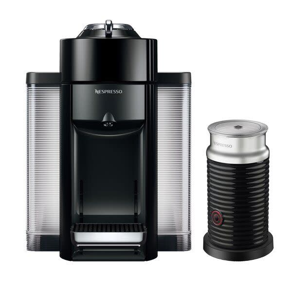 8) Nespresso Vertuo Coffee & Espresso Machine with Aeroccino Milk Frother by DeLonghi