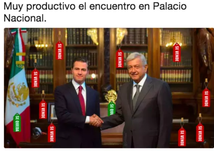 MEMES reunión AMLO Peña