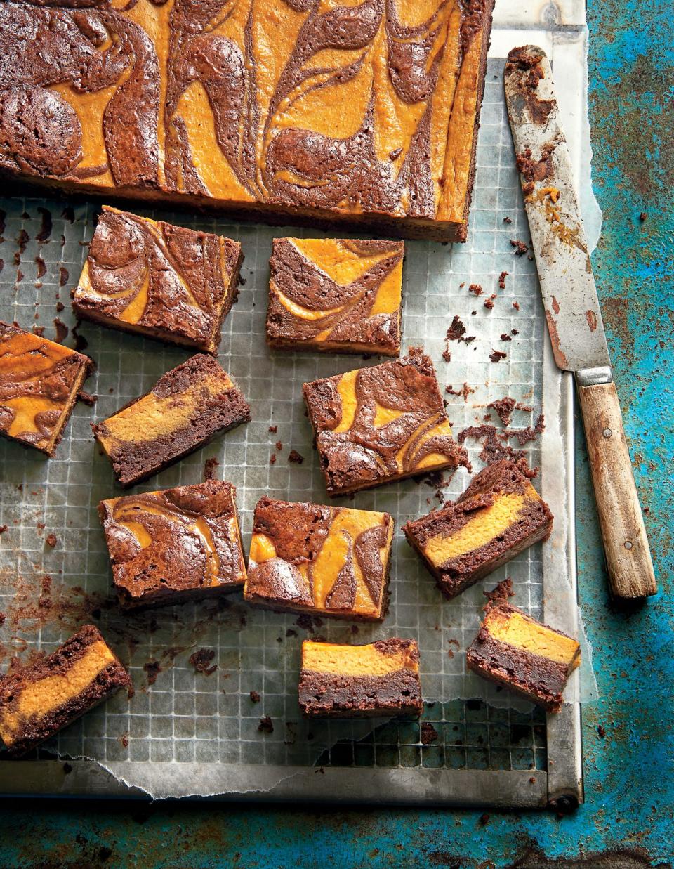 Pumpkin-Chocolate Brownies