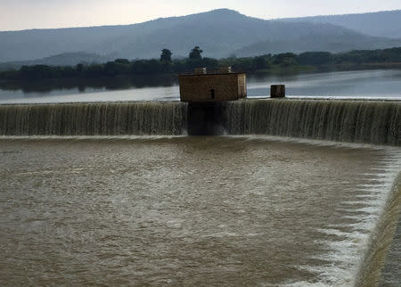 A view of Gangau dam in Daudhan village in the central state of Madhya Pradesh, India, August 18, 2017. Picture taken August 18, 2017. REUTERS/Mayank Bhardwaj