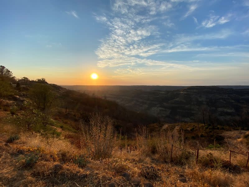 A once-populated ridge sits nearly empty two years after wildfire destroyed the town, in Paradise