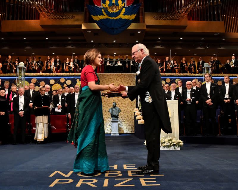 FILE PHOTO: Nobel Prize Award Ceremony at the Stockholm Concert Hall in Stockholm