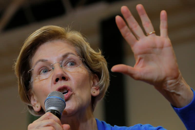 Democratic 2020 U.S. presidential candidate Warren campaigns in Nashua