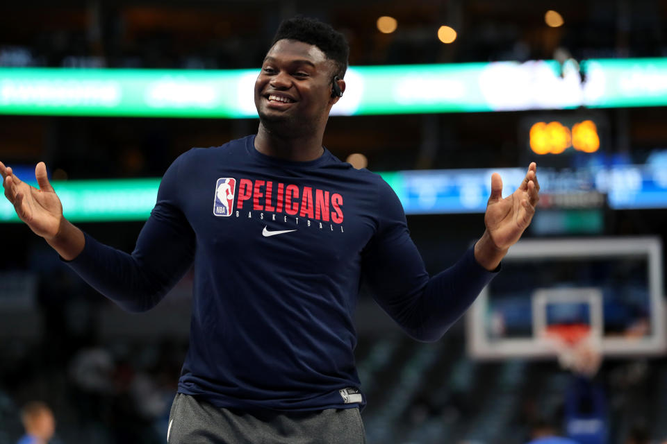 Zion Williamson has a prime opportunity to showcase his status as the NBA's next great force. (Tom Pennington/Getty Images)