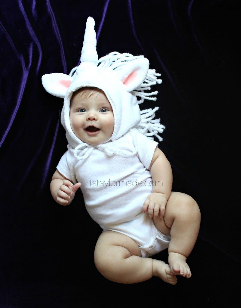 DIY Baby Unicorn Costume